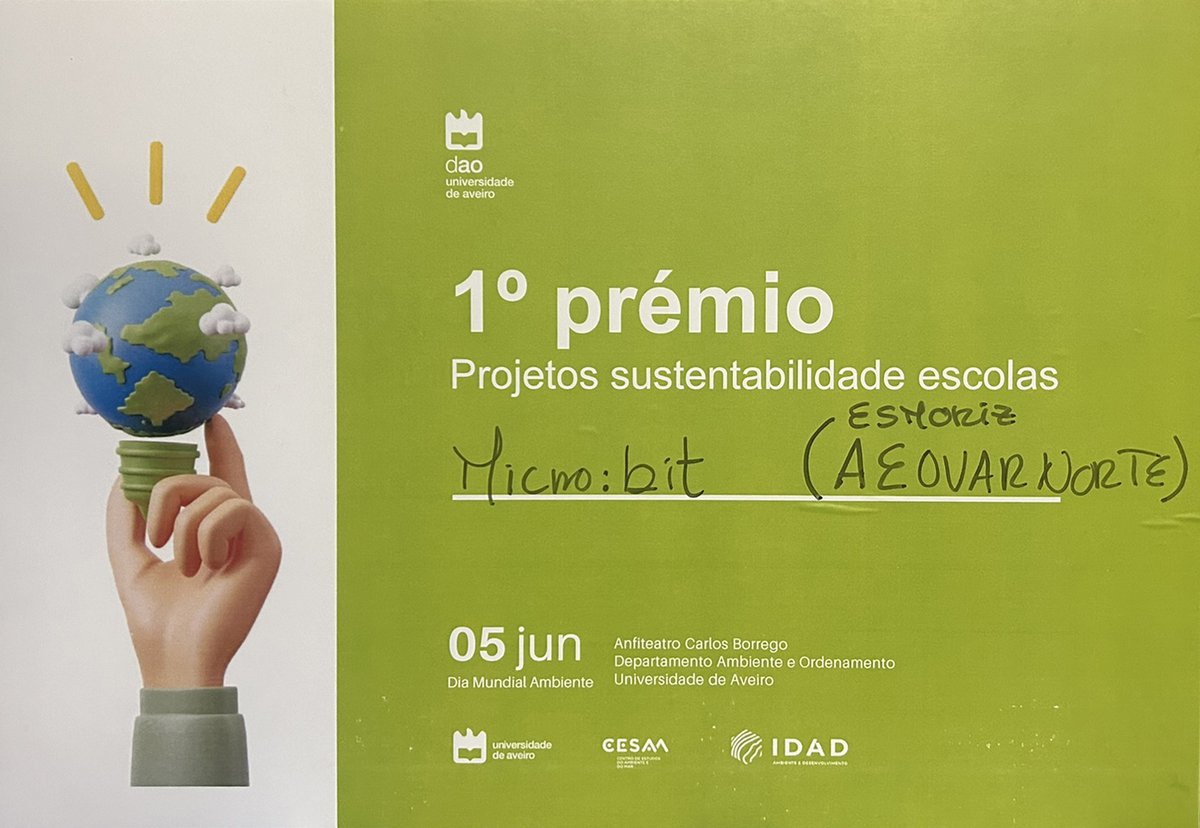 aj_silva_lopes's tweet photo. Congratulations to my students! First place in the World Environment Day competition, promoted by the University of Aveiro :)) https://t.co/63jTqJDg2d