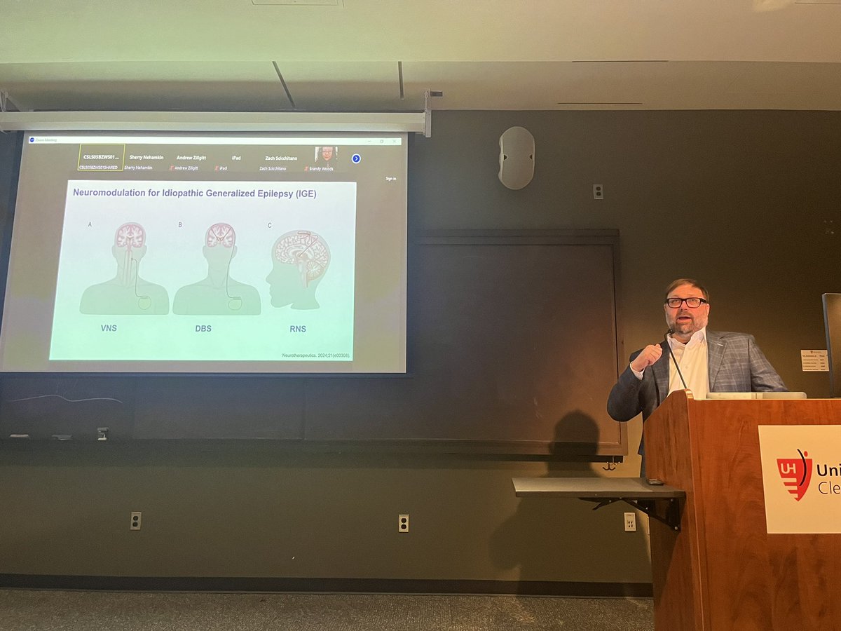 Michael Staudt (@staudtmd) on Twitter photo It was a pleasure having Andy Zillgitt <a href="/CorewellHealth/">Corewell Health</a> give #epilepsy grand rounds today on the role of #neuromodulation. Great talk, and great collaborative work!
<a href="/CwruEpilepsy/">Case Western Reserve Univ/UH Epilepsy Program</a> <a href="/UHhospitals/">University Hospitals</a> <a href="/CwruNeuro/">Case Western Res Univ/UHCMC Neurology Residency</a> <a href="/UHCLENeurosurg/">University Hospitals of Cleveland Neurosurgery</a> It was a pleasure having Andy Zillgitt <a href="/CorewellHealth/">Corewell Health</a> give #epilepsy grand rounds today on the role of #neuromodulation. Great talk, and great collaborative work!
<a href="/CwruEpilepsy/">Case Western Reserve Univ/UH Epilepsy Program</a> <a href="/UHhospitals/">University Hospitals</a> <a href="/CwruNeuro/">Case Western Res Univ/UHCMC Neurology Residency</a> <a href="/UHCLENeurosurg/">University Hospitals of Cleveland Neurosurgery</a>