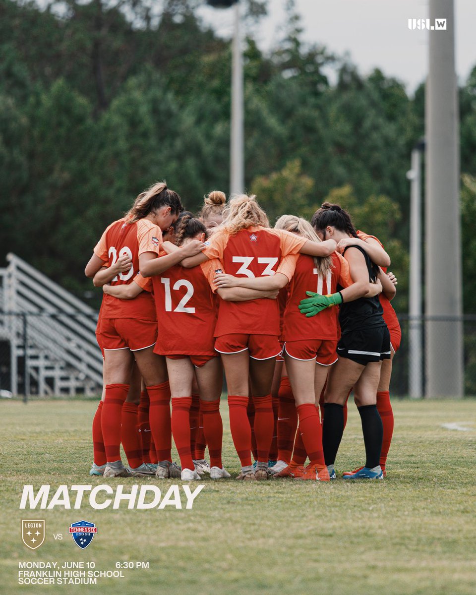 bhmlegion's tweet photo. It’s a Monday Matchday! 

The Lady Sparks take on Tennessee Soccer Club tonight at 6:30pm CT. https://t.co/XpG1CVF7JV