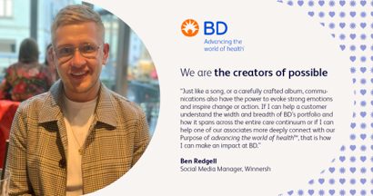 ConiEJohnston's tweet image. One of the best parts about working at BD is being surrounded by amazing colleagues who constantly inspire us with a purpose of advancing the world of healthTM. #JoinBD #proudtobeBD #makersofpossible #BDemployee bit.ly/3KEGXrY