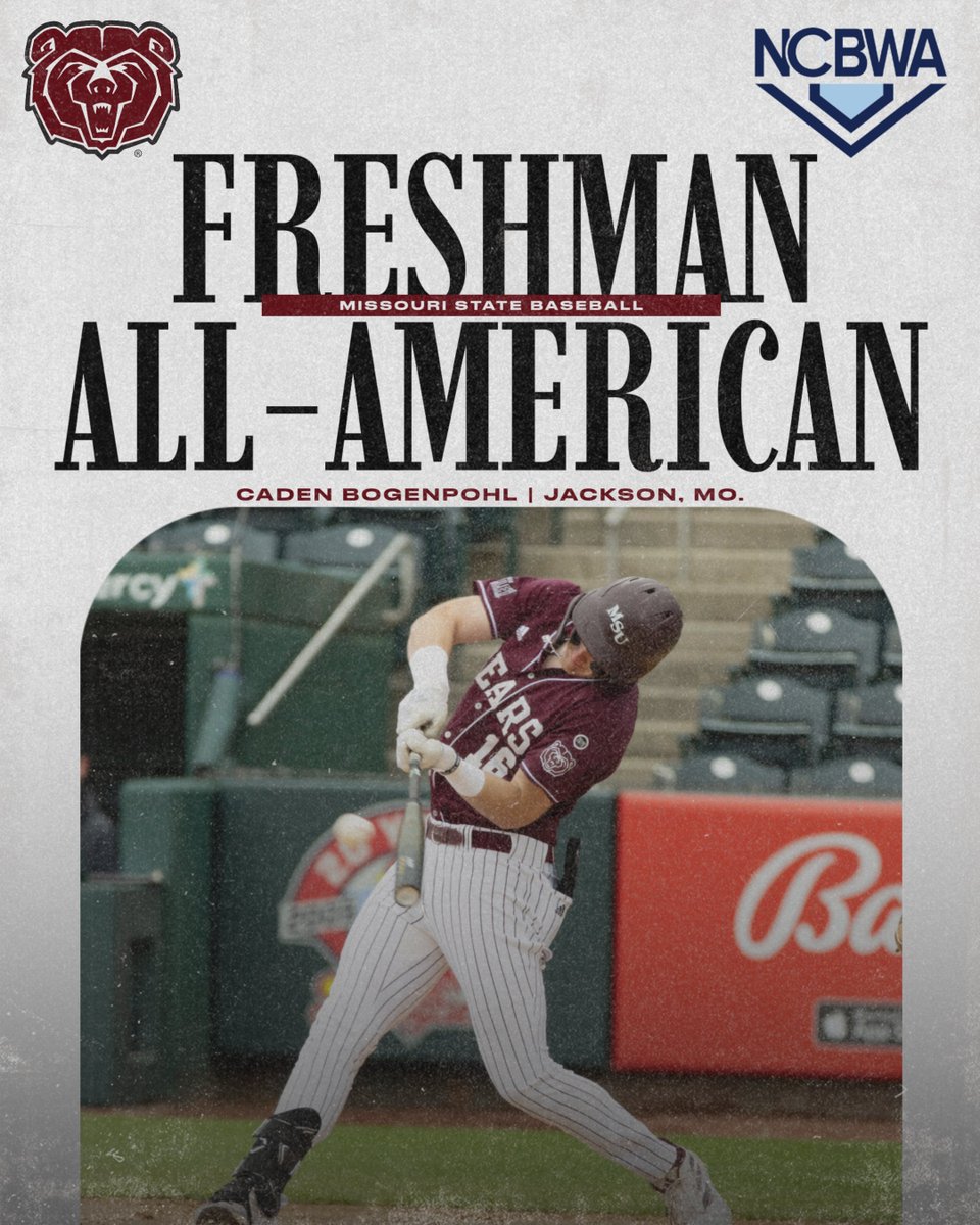 .<a href="/BogenpohlCaden/">Caden Bogenpohl</a> is Missouri State's 46th All-American 👏

🔗 bit.ly/3VEts1O