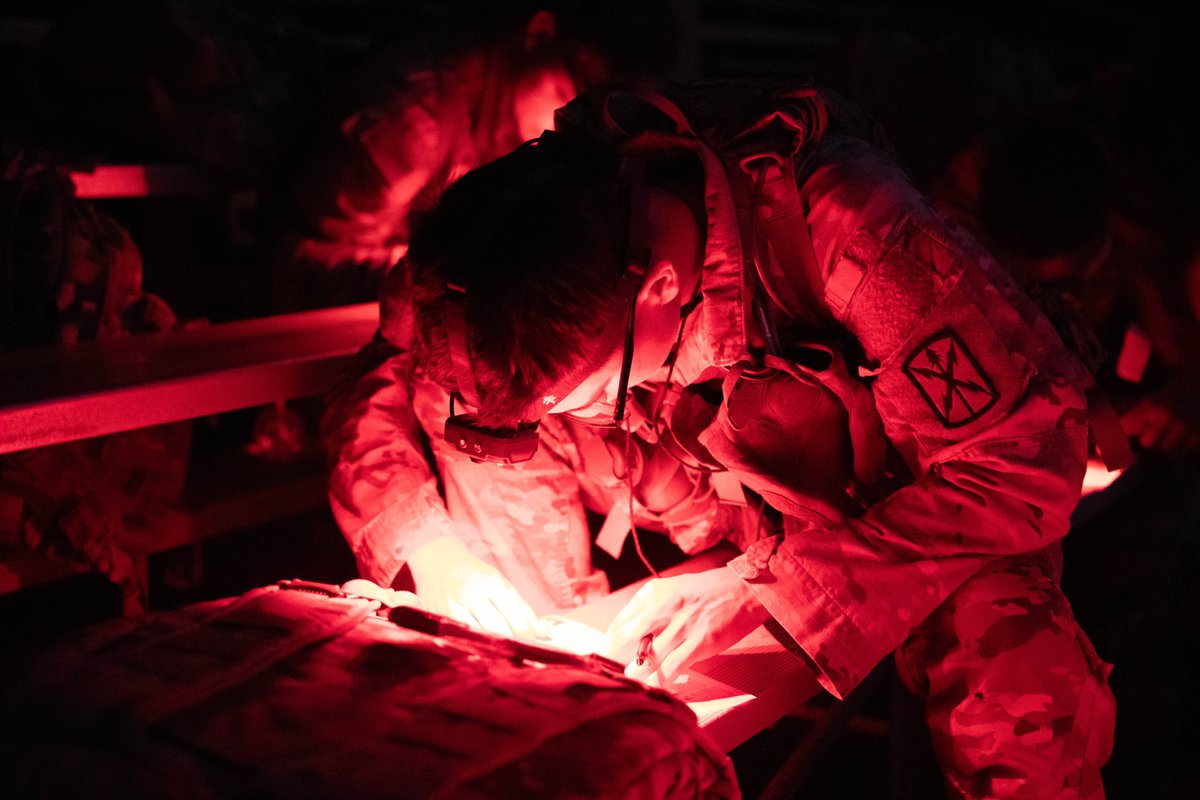 U.S. Army Soldiers participating in the U.S. Army Pacific Best Squad Competition executed the night land navigation course. Night land navigation is crucial Soldier skill for operational security providing a tactical advantage over the enemy. #FacesofthePacific