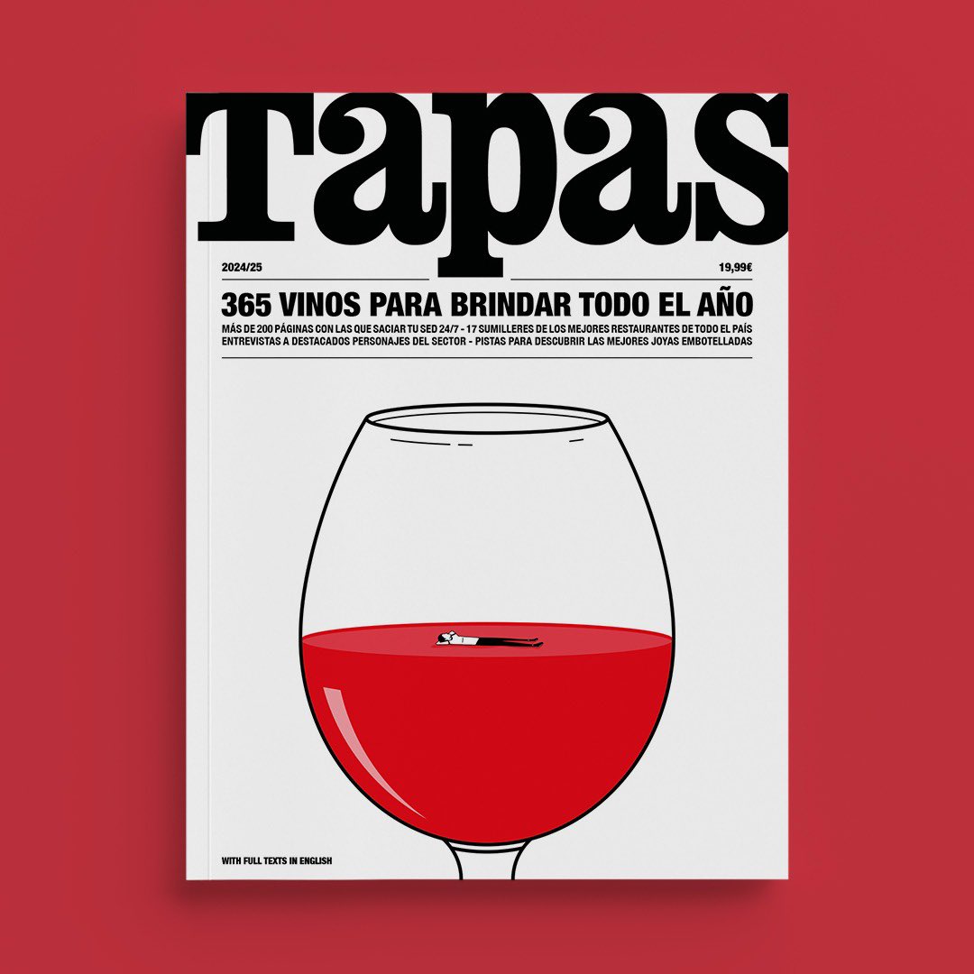 TapasMagazine's tweet photo. @ArodSpainMedia Esta es la portada de la primera edición de nuestra Guía de Vinos presentada hoy en el @santomaurohotel con la colaboración de @Nissan_ESP, @AzpilicuetaVino y @Palibex https://t.co/f6Zv5gn5Un