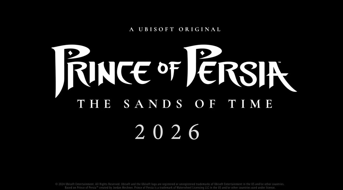 IGN's tweet photo. BREAKING: Prince of Persia: The Sands of Time remake announced for 2026. #UbiForward #IGNSummerOfGaming https://t.co/AYaLvHIKTU