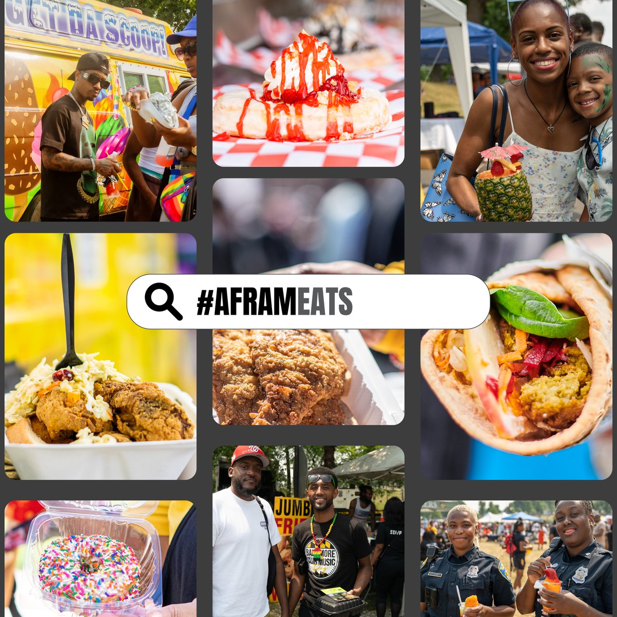 #AFRAMEATS is loading... What's the one dish you can't wait to try at this year's festival? 
Drop your wishes in the comments below! #AFRAMILY #AFRAMEATS #AFRAM2024 #aframbaltimore