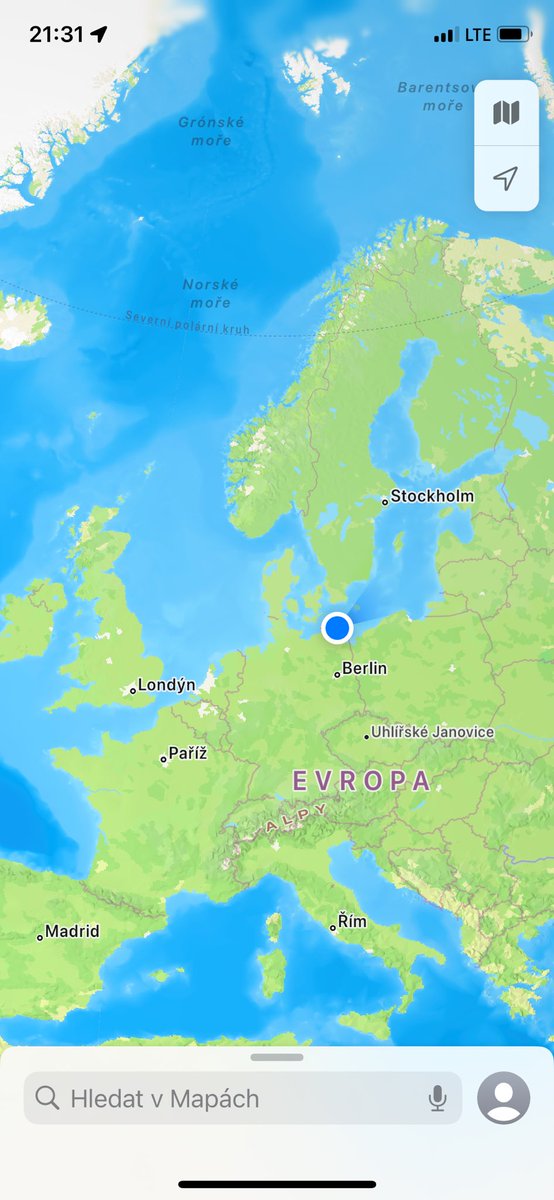bruna_vladimir's tweet photo. Tohle nedokážu pochopit. Jsem na severu a když se dívám na mapu Evropy, proč mi to ukazuje v Česku jen Uhlířské Janovice? Znáte to tam? https://t.co/rQ8kykAPxY