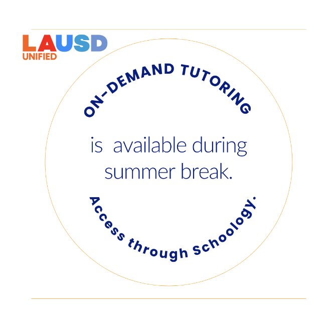 LAUSD_Achieve's tweet image. #tutoringworks #acceleratelearning #acceleratesuccess #explorethepossibilities #launified