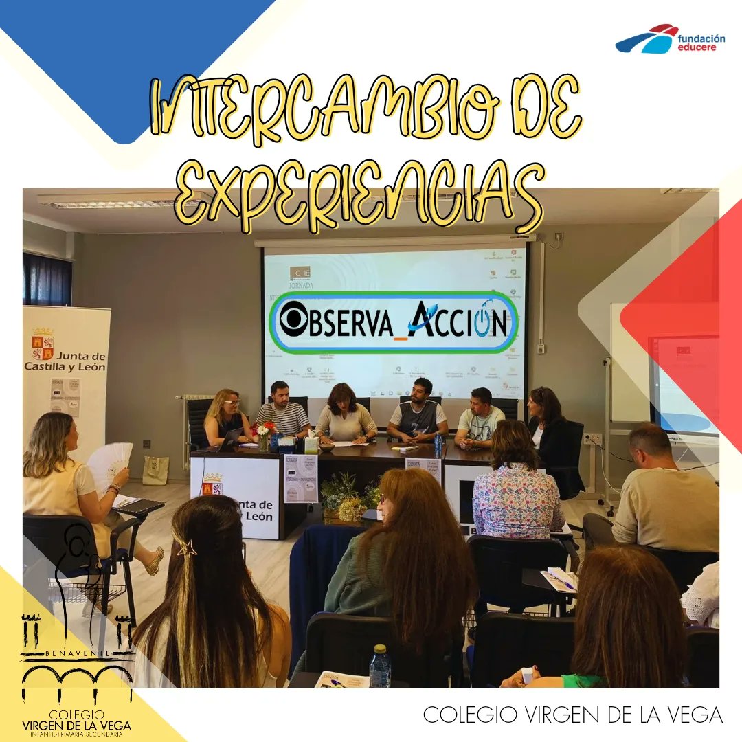 vvegaeducere's tweet photo. Experiencias 💛

Hoy en el @cfiebenavente ha participado nuestro profe Luisja De Uña en las jornadas de intercambio de experiencias, presentando el PIE que han desarrollado este año varios profesores del centro  junto con el @CEIPSansuenaZa OBSERVA-ACCIÓN Red@TIC

@FundEducere https://t.co/MxYbhleJ3E