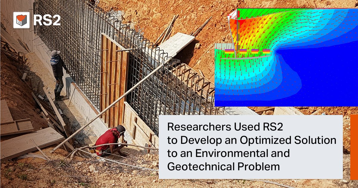 Rocscience's tweet image. Engineers are revolutionizing sustainable construction with the help of RS2 by using a combination of sand and recycled tire chips to build cantilever #RetainingWalls. Learn more about it here: bit.ly/45gb1TZ
#Rocscience #FiniteElementAnalysis #GeotechnicalEngineering