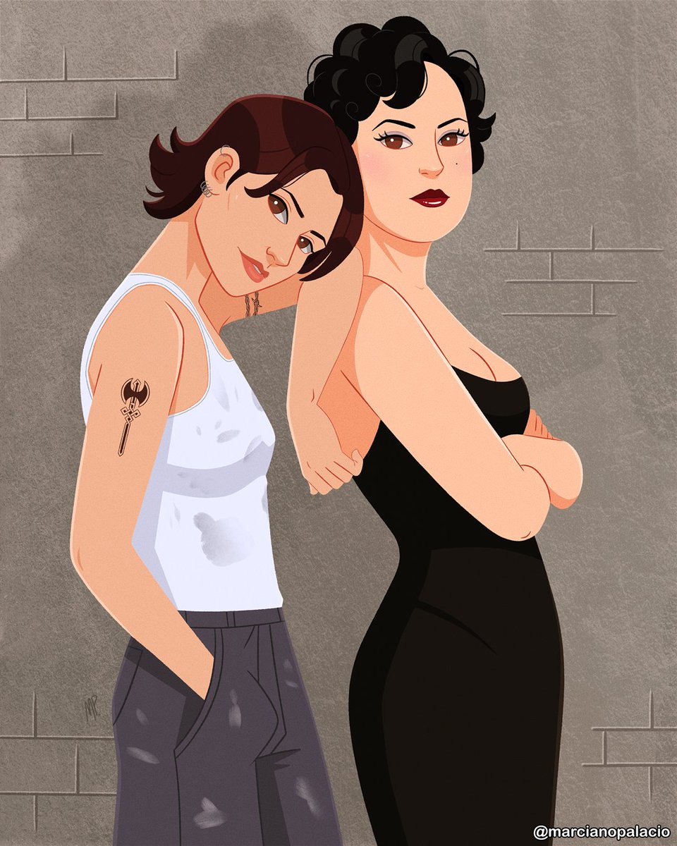 mars_palacio's tweet photo. "- You know what the difference is between you and me, Violet?
- No.
- Me neither."

Sending the most wonderful birthday wishes to the amazing @RealGinaGershon 🎂🎉 https://t.co/13IJ9Tl3Kc