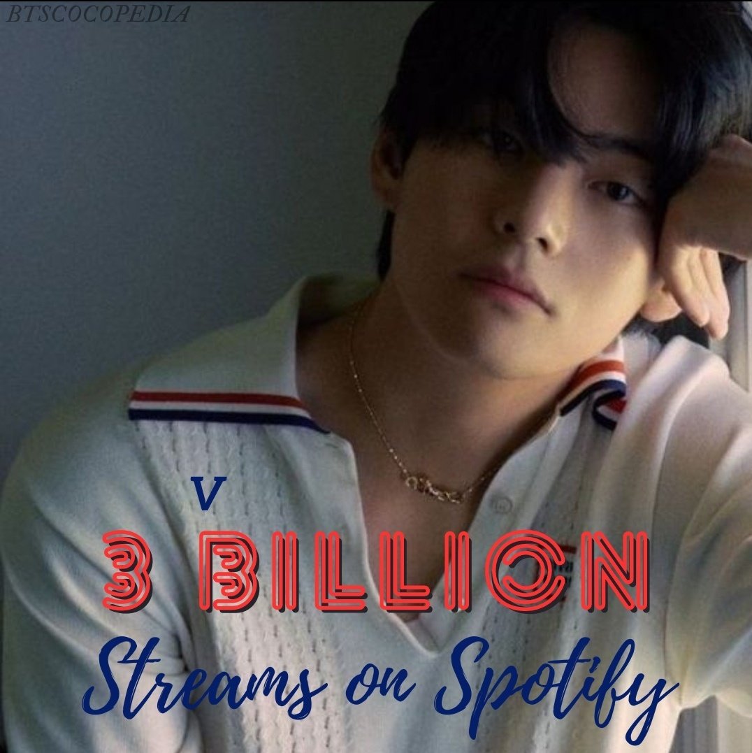 btsxcoco's tweet photo. #V has surpassed 3B streams on his Spotify profile, across all credits!!
https://t.co/7pg2dt7SdZ
CONGRATULATIONS V 👑
#3BillionStreamsForV https://t.co/Kg6aPqNNYI