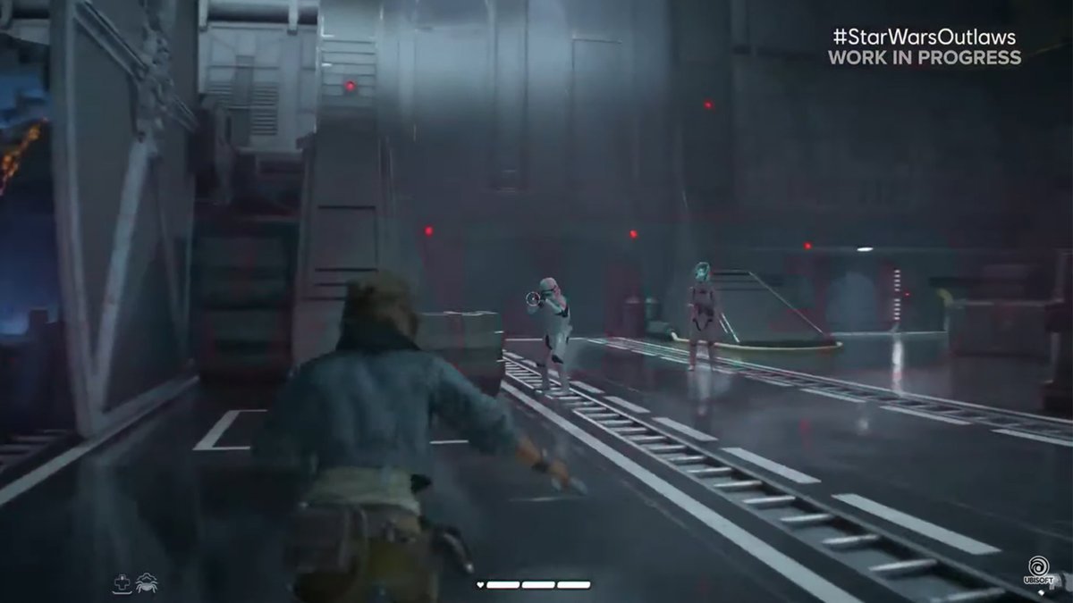 Mais algumas novidades sobre Star Wars Outlaw:
- Sem tela de loading ao entrar ou sair dos planetas
- Nível de "procurado" pelo Império
- Kay Vess terá um companheiro chamado Nix
- Interação com com Hutts, Aurora Escarlate e outros clãs #StarWars #SummerGameFest24
