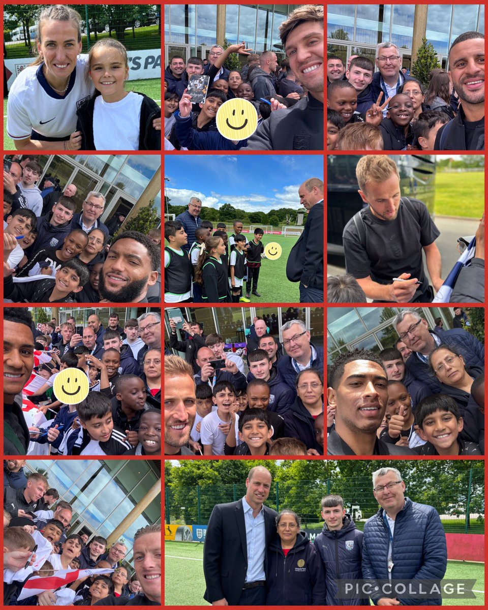 What a fantastic day meeting Prince William <a href="/KensingtonRoyal/">The Prince and Princess of Wales</a> and the England team! Thank you to <a href="/WBA/">West Bromwich Albion</a> <a href="/WBAFoundation/">The Albion Foundation</a> 😃⚽️ <a href="/VicParkAcademy/">Victoria Park Academy</a> <a href="/VicAcademies/">Victoria Academies Trust</a> <a href="/simonwaldron66/">Mr Simon Waldron</a>