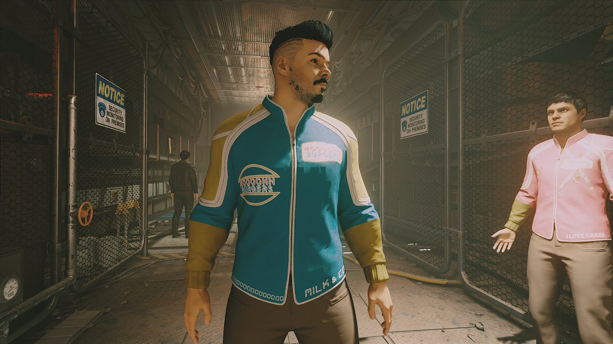 greenfoxel's tweet photo. So, I started making outfits with the new Starfield CK.
Brahmin Burgers from @ConcordStories has now a new outlet in space: MOOOOHN BURGERS. #starfield #starfieldmodding😃 https://t.co/pKzAZtX9Fb