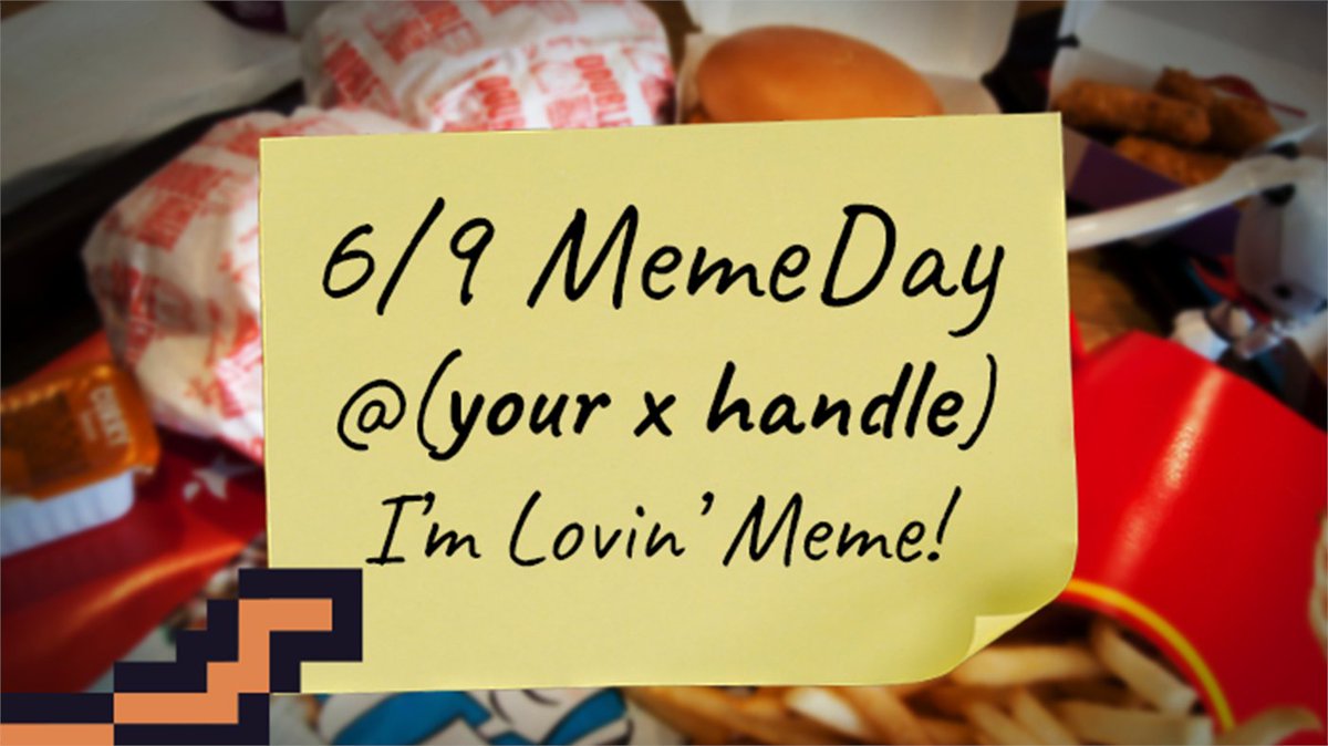 HolyRyzi's tweet photo. I'm joining my @Memeland fam to celebrate 6/9 the #MemeDay at @McDonalds!

I’m Lovin’ MEME! ❤️‍🔥

{Don’t forget your photo!} https://t.co/TZ8aEBg5hc