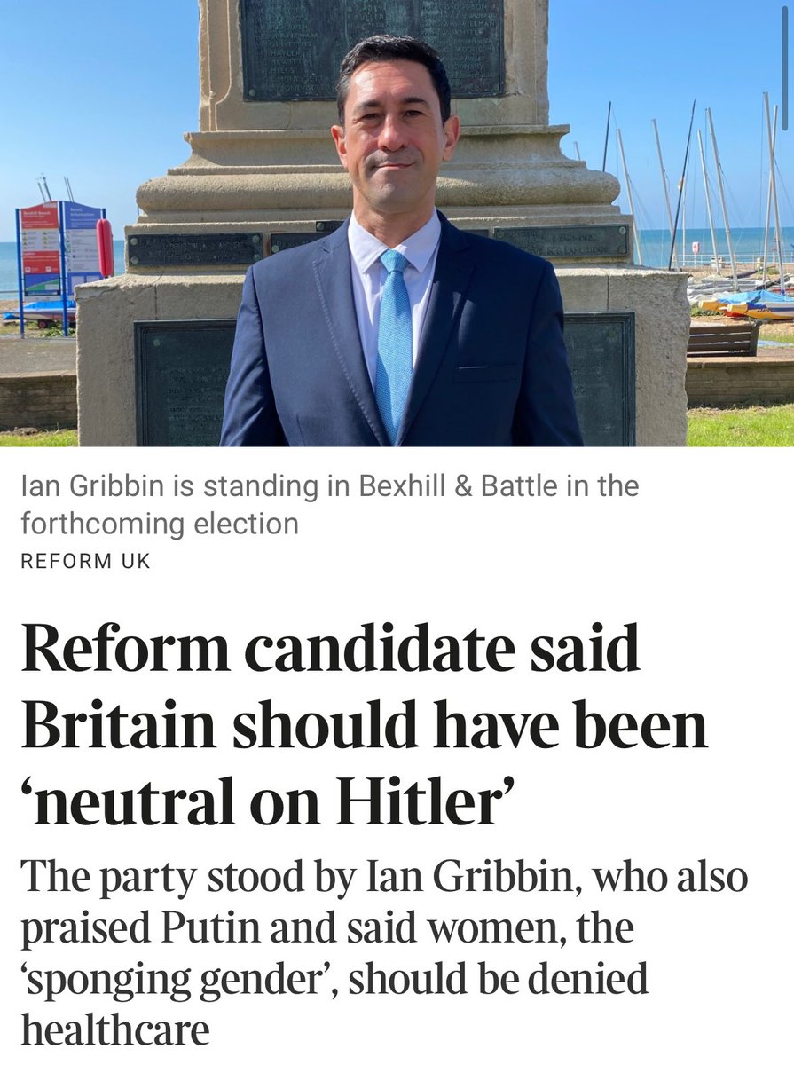 Worth sharing in case anyone was seriously thinking if voting Reform.