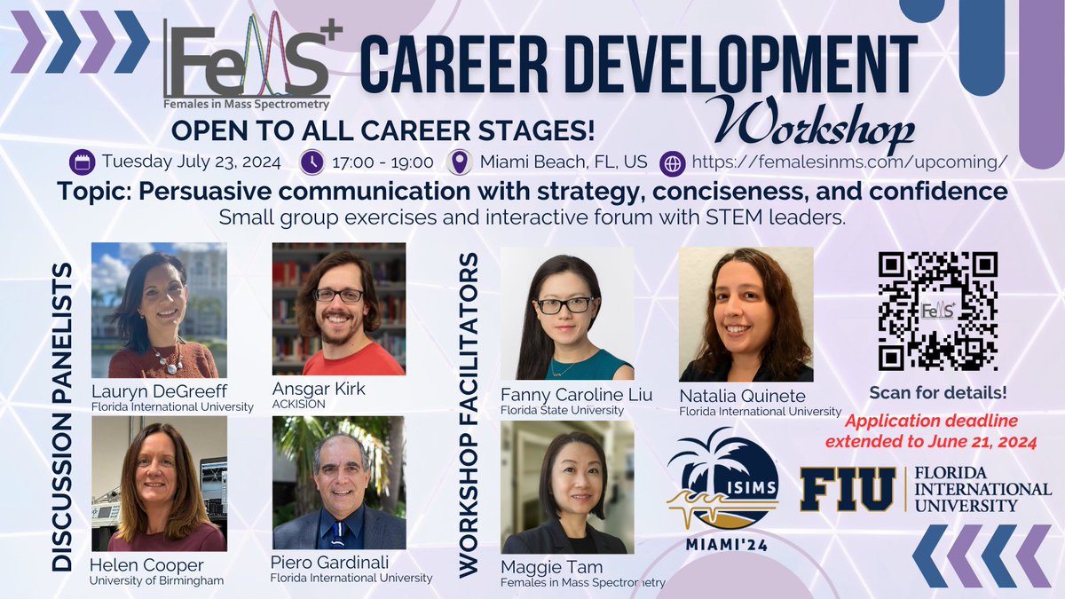 Females in Mass Spectrometry (FeMS) tweet media