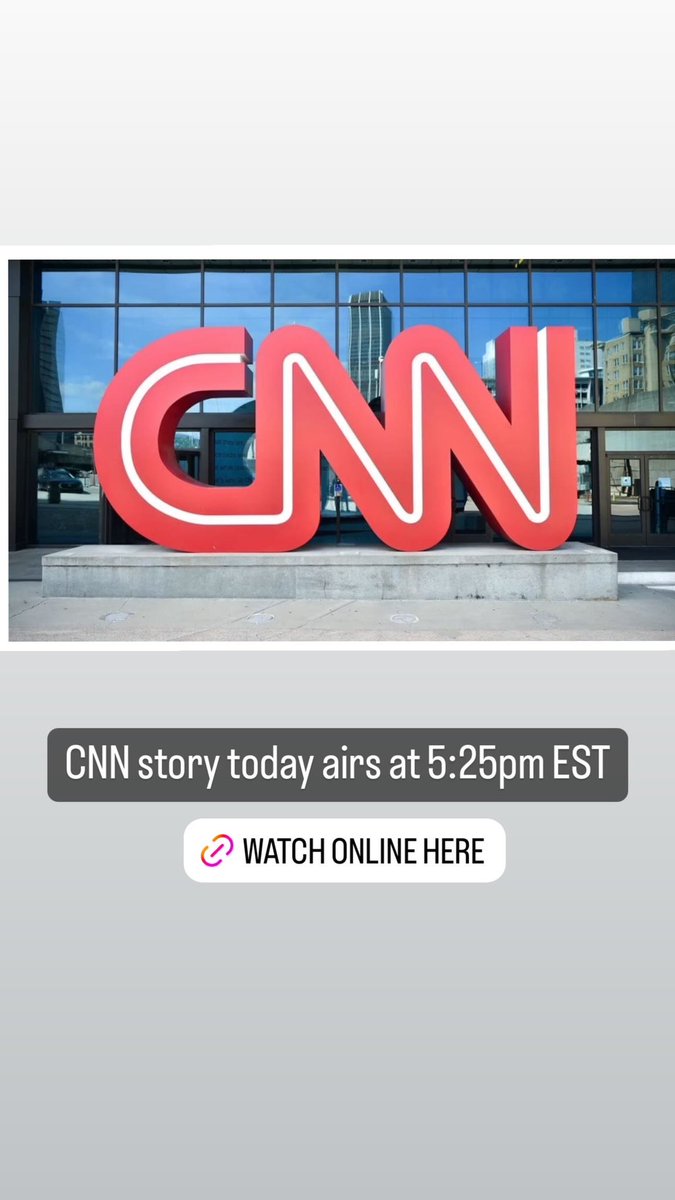 MarlenaStell's tweet photo. My story airs today at 5:25pm EST today on CNN if you want to watch https://t.co/1Si9vOCxBV
