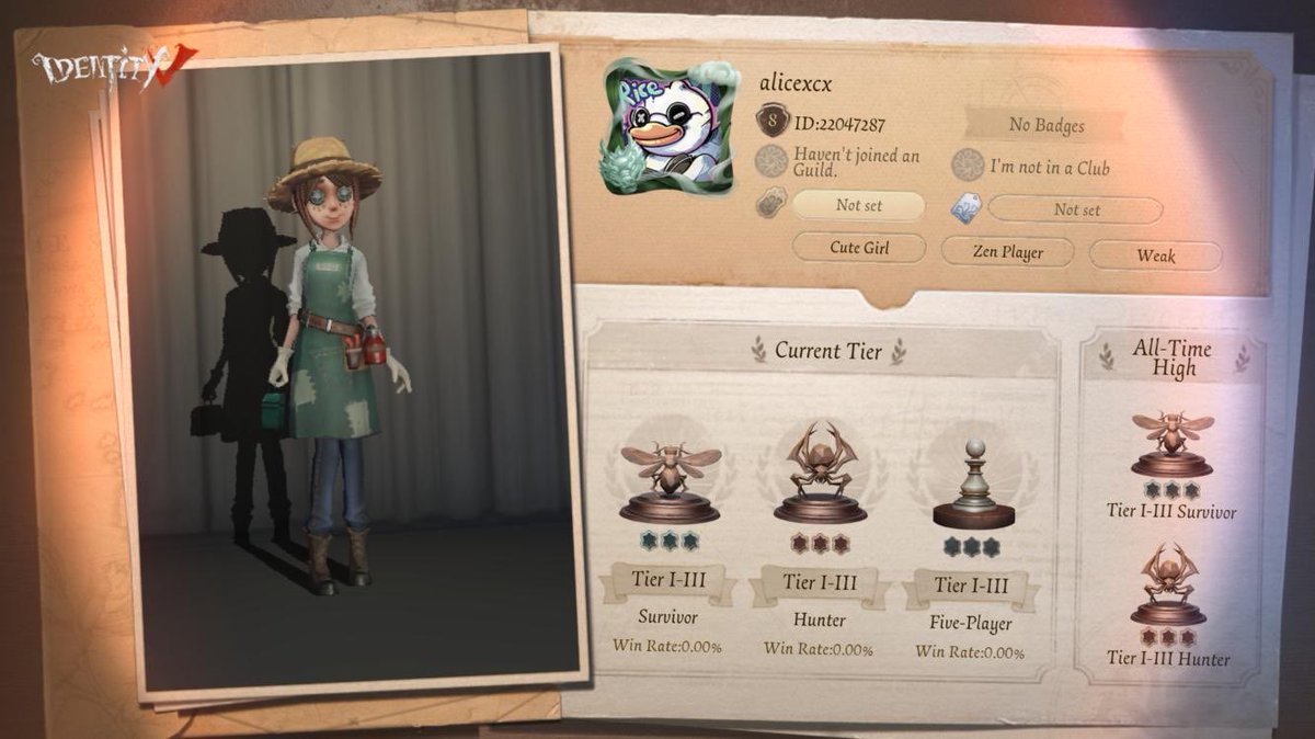 usaehn's tweet photo. I'm playing Identity V. Fancy a game? https://t.co/9u2E4K4HfG