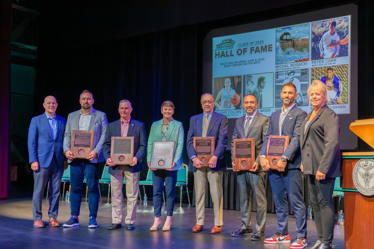 Check out photos and video from this weekend's Hall of Fame induction ceremonies 📸
gobonnies.com/news/2024/6/10…