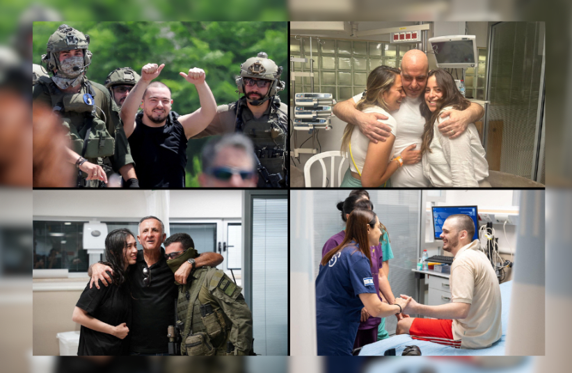 HenMazzig's tweet photo. Breaking: The hostages' doctor says they suffered daily abuse by Hamas.

The doctor responsible for the medical care of the four hostages rescued from Gaza on Saturday during "Operation Arnon"—Noa Argamani (25), Almog Meir Jan (21), Shlomi Ziv (40), and Andrei Kozlov (27)—said this evening (Monday) that they were beaten while held captive by Hamas.

Dr. Itai Pessach of Sheba Medical Center has reported that the hostages, many of whom he has treated himself, suffered from near-constant mental and physical abuse from their captors.

He reports that the abuse “left a significant mark on their health,” and that malnutrition resulted in their muscles wasting away. He told CNN that it must have been “a harsh, harsh experience, with a lot of abuse, almost every day.”

"This was a harsh experience with a lot of abuse, almost every day, every hour, physical, mental, and other forms of abuse. It's something beyond understanding."

Dr. Pessach said that the eight months the hostages spent in captivity "left a significant mark on their health," and although they initially appeared to be in good condition, all suffer from malnutrition. "They didn't have protein, so their muscles are very weak, and there is damage to several other systems because of this," he explained.

He added that the four hostages told him they were moved several times from place to place and that various guards watched over them during their captivity.

"There were periods when they hardly received any food at all," he said. "There were other periods when it was a little better, but overall, the combination of psychological pressure, malnutrition, not receiving enough food or the right type of food, medical neglect, confinement to a small space, lack of exposure to sunlight, and all other factors—this has a significant impact on health."

Dr. Pessach also treated some of the hostages released in the deal in November and said that the psychological damage to the four hostages released on Saturday is greater due to the duration of their captivity. "As time passes, the hope of being released diminishes a bit, and you start to wonder if it will ever end. Losing that hope, I think, is where you reach the breaking point," Dr. Pessach added.

The longer the hostages are in captivity, the longer they suffer.

It is an absolute travesty that the world has ignored their plight and refused to demand that Hamas release them and end this horror.