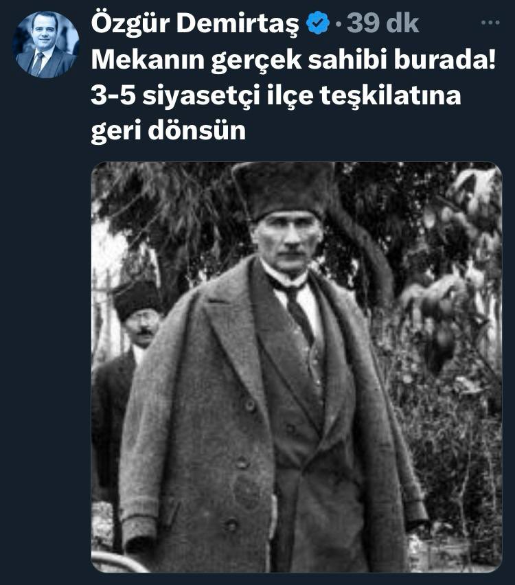 izzetcapa's tweet photo. …
Hay ağzına sağlık be Özgür Demirtaş Hoca…
Noktasına virgülüne kadar aynen katılıyorum sana… https://t.co/jGbbeX6ybn