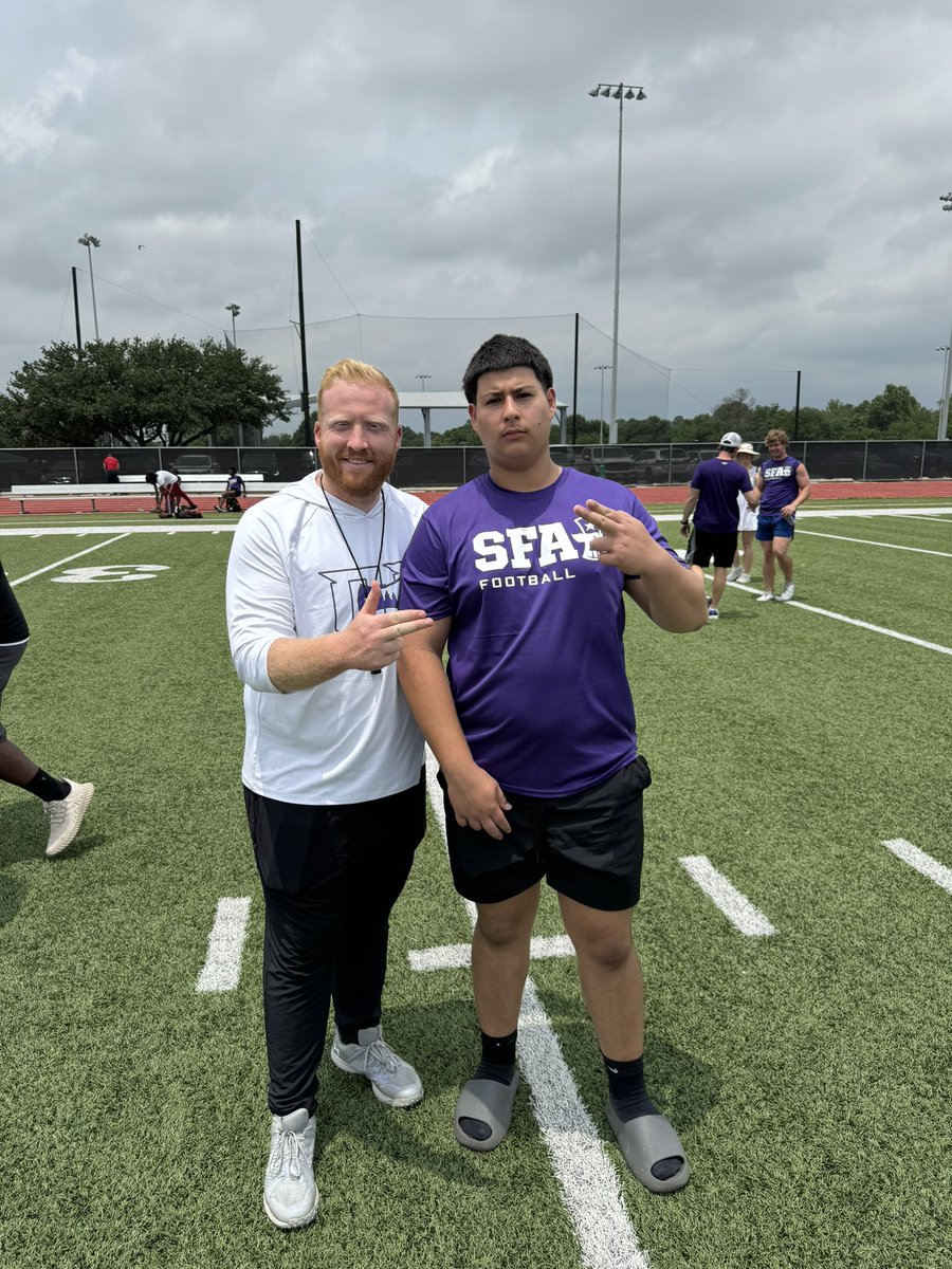 Thank y’all for letting me come out and compete  <a href="/CoachCarthel/">Colby Carthel</a> <a href="/SFACoachGraf/">Garrett Graf</a>