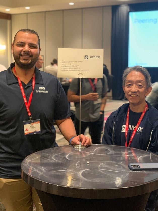 TELEHOUSE America (@telehouse) on Twitter photo Great start to #NANOG91! Meet Akio tonight at the #Peering #Coordination #Forum to reserve a new #400G port on the #NYIIX #Astron upgrade. Also on Tuesday - <a href="/nanog/">NANOG</a>  Attendees can join TELEHOUSE and <a href="/nokiaindustries/">Nokia for industries</a> for a presentation and Q&A session. RSVP: lnkd.in/eKU2teK5 Great start to #NANOG91! Meet Akio tonight at the #Peering #Coordination #Forum to reserve a new #400G port on the #NYIIX #Astron upgrade. Also on Tuesday - <a href="/nanog/">NANOG</a>  Attendees can join TELEHOUSE and <a href="/nokiaindustries/">Nokia for industries</a> for a presentation and Q&A session. RSVP: lnkd.in/eKU2teK5