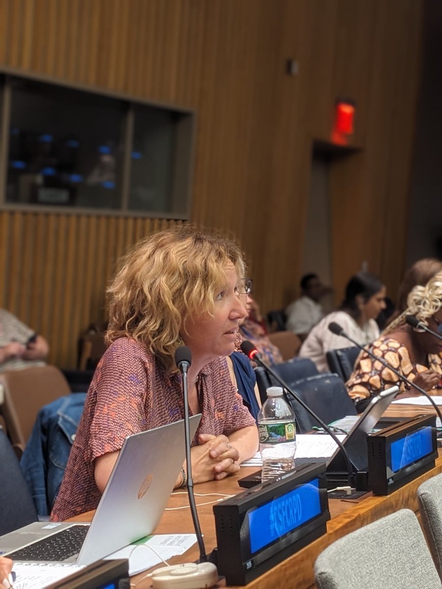 Our HI representative delivered a statement as co-chair of the Disability Reference Group (DRG) at #CSFCRPD, shedding light on DRG's efforts to enhance the inclusion of persons with disabilities in humanitarian action and response. #inclusion #disabilityrights