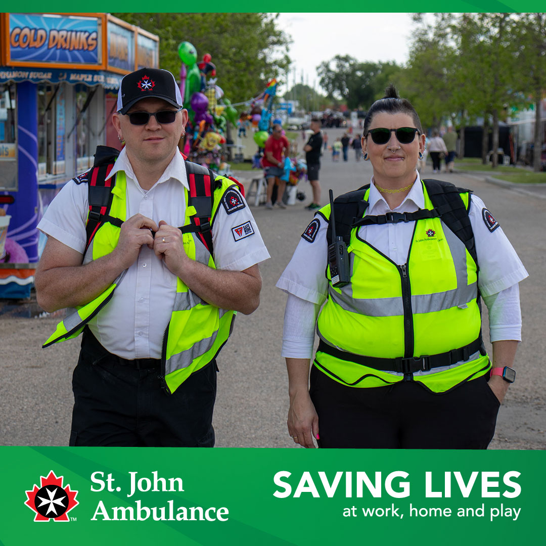 sja_mbntnu's tweet photo. We would like to thank all of our Medical First Responder volunteers, who were on-site during Brandon's Summer Fair last week!
#sja #stjohn #stjohnambulance #mfr #mfrs #medical #firstreponder #medicalfirstresponders #onsite #brandon #volunteers #volunteering #firstresponse https://t.co/jwd3HnP43Q