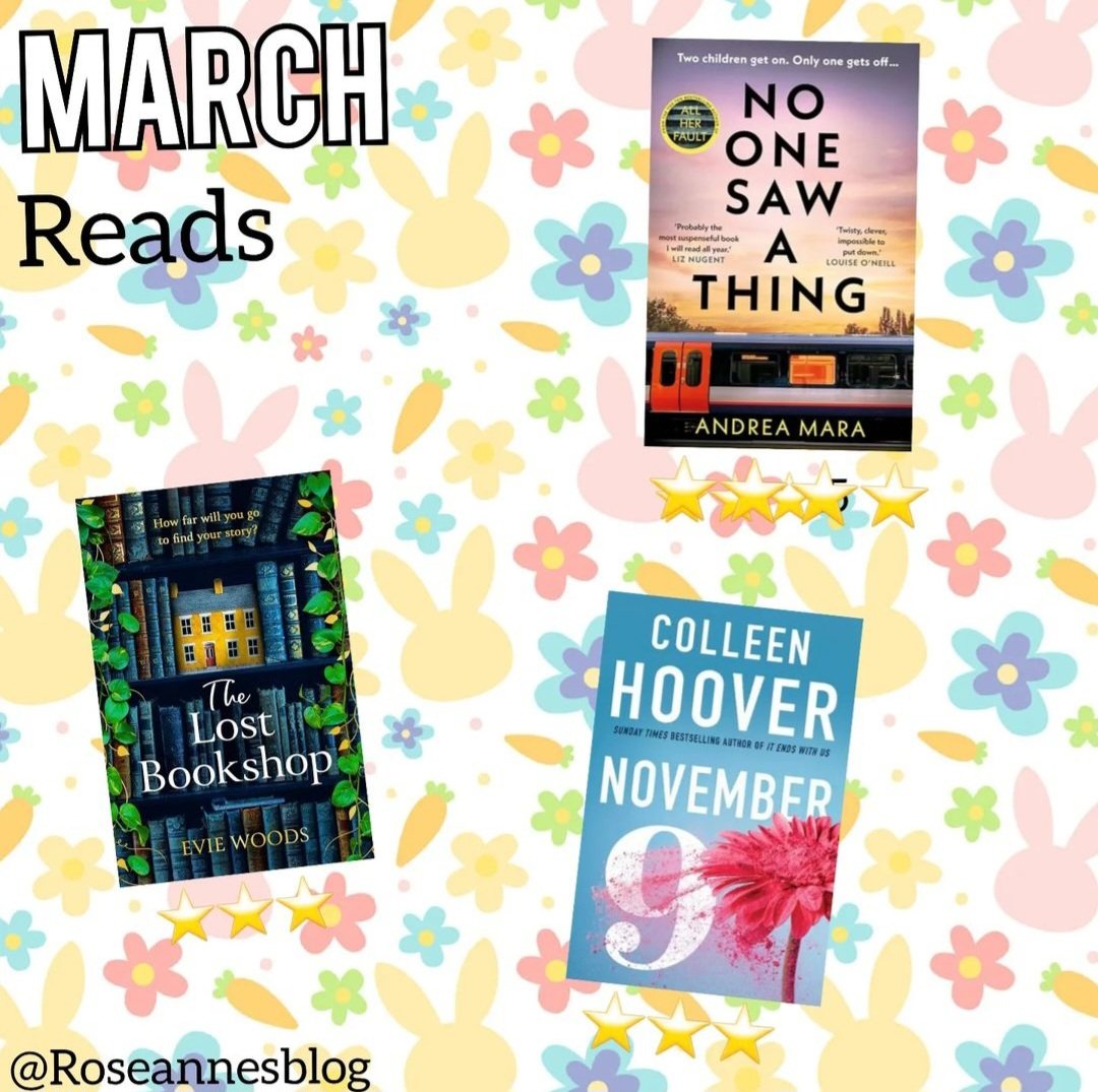 RoseannesBlog's tweet photo. January, February, March &amp; April Reads ✨️📚

#books #reading #reads #monthlyupdate #mybooks #bookworm #currentread #books #BookRecommendation https://t.co/VWXGHVwI3k