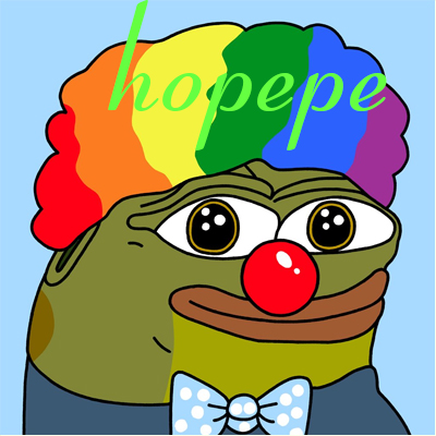 hopepe_erc20's tweet photo. #HOPEPE claimed himself a clown. 

just now. https://t.co/M6eTolkzUP