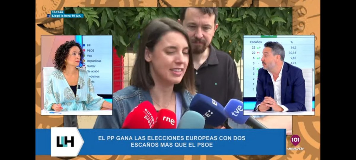 VillenaAlarcon's tweet photo. #LosGuapos hemos estado hoy en #LlegóLaHora 101 Málaga para comentar el fin de semana y las #eleccioneseuropeas2024
Y nos lo hemos pasado PI-PA.
GRACIAS 😊 https://t.co/EWHQ1P6025