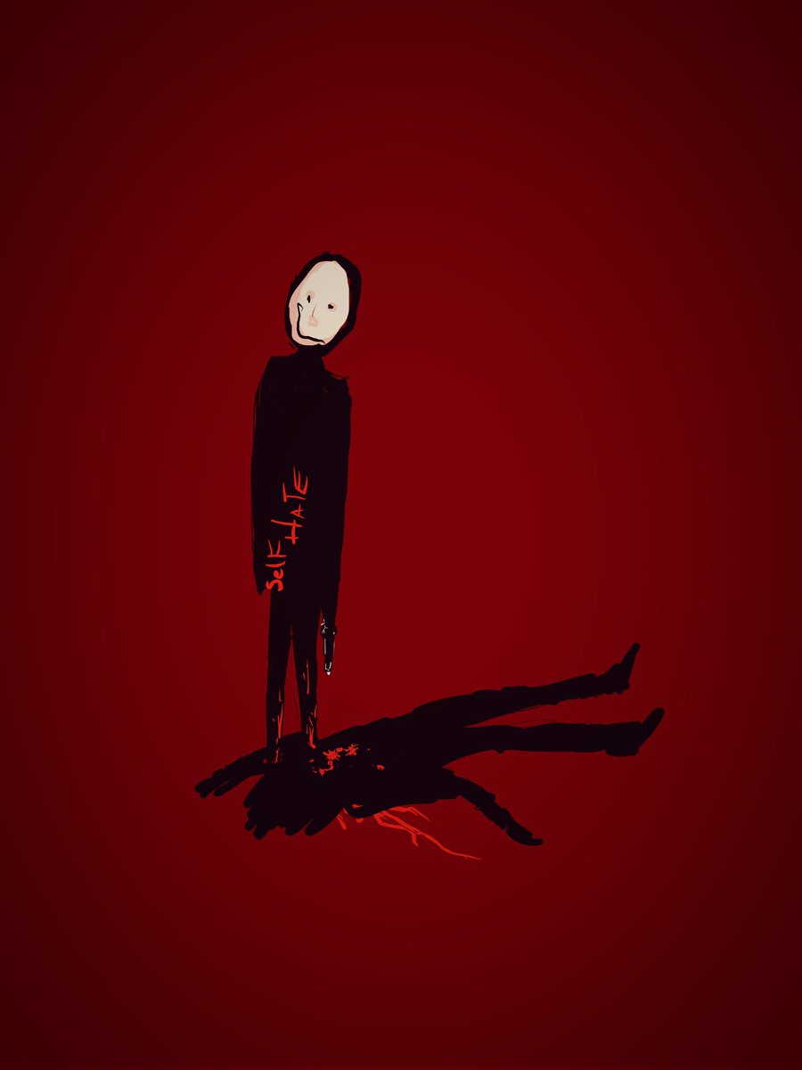 interiumart's tweet photo. Self Hate
#sketch #darkart #digitalart #creepyart #creepy #drawings #instaartist #interiumart #illustration #expressionism #art https://t.co/VW6oCldR0E