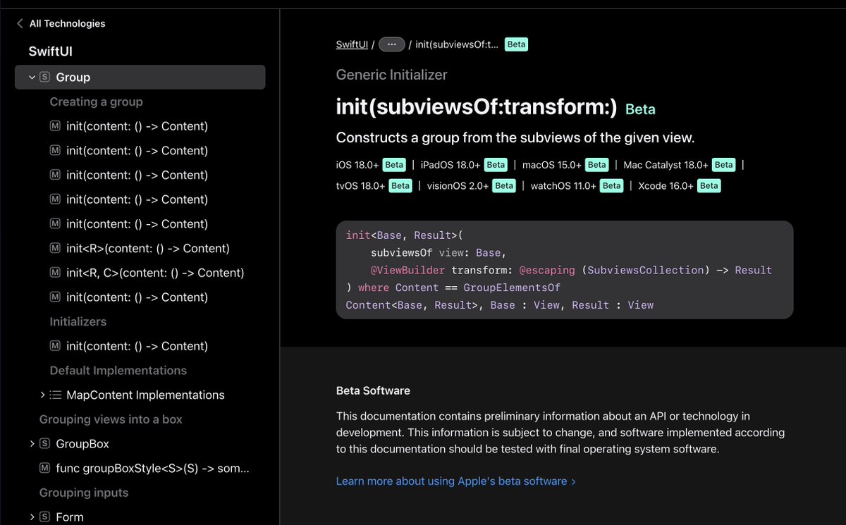 New SwiftUI API to create collection! I hope the performances are good!