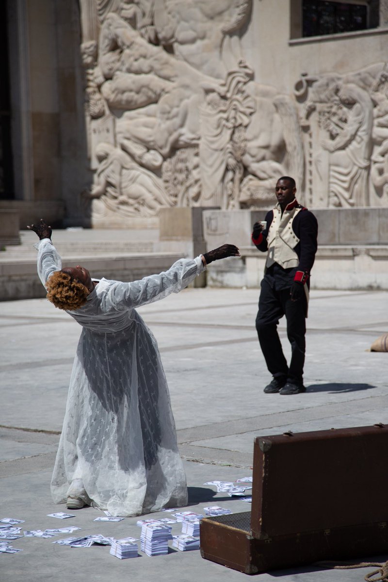 NoelKettly's tweet photo. « Noir serré » histoire de la dette d’Haïti à la France une production Paris Dance Project et Kettly Noël Dance Project photos Noé Meyer #parisdanceproject #lavilledansee #benjaminmillepied https://t.co/197N7xwuYF