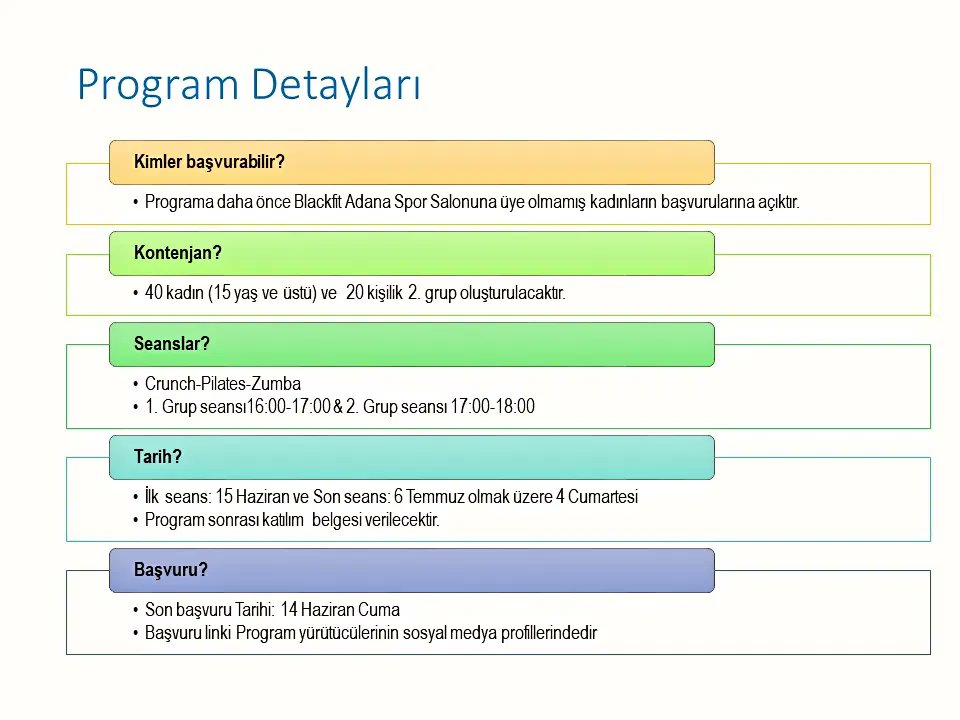 yapdernegi's tweet photo. Kadınlara özel olarak ücretsiz sunulacak 4 haftalık spor programı için başvurular açılmıştır.

Online başvuru foru: https://t.co/zyxr9Csv4u

#sporlagüçlenenkadınlar
#crunch #pilates #zumba
#herkesiiçinspor
#balckfitadana
#yapdernegi
#yaparttırpaylaş https://t.co/jncacAVGZB