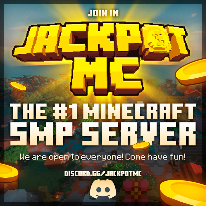 JackpotNetwork's tweet image. 💓Lifesteal Season 6💓

🎊OUT NOW!

📍 Connect - play.jackpotmc.com // discord.gg/jackpotmc
SOTW GIVEAWAY 
»1x Jackpot+ Rank 
»4x jackpot Keys (2 Winners) 
» 5,000 coins (2 Winners) 
To enter: ♻️retweet, 🩷like, 📲Follow
@JackpotNetwork 
@jhitered
#Minecraft