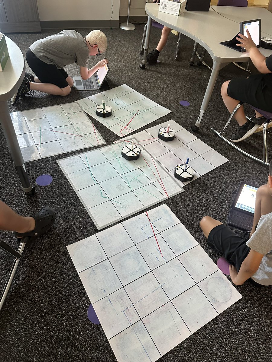 Coding robots…so much fun and creative thinking today! #lpssummer2024