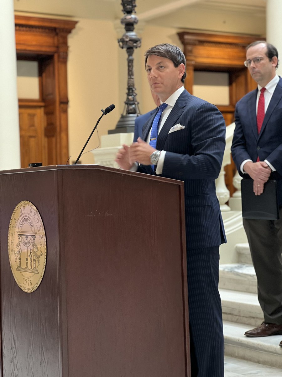 A1Policy's tweet photo. Another win! @A1Policy_GA’s press conference at the GA State Capitol underscored the critical need to protect legal votes and ensure voter roll accountability. One fraudulent vote is one too many! https://t.co/3bz7SqMFJr