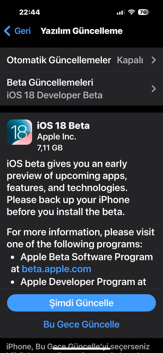 ugur_general's tweet photo. Apple benide  develooper kabul etmiş https://t.co/DaCoIkByLg
