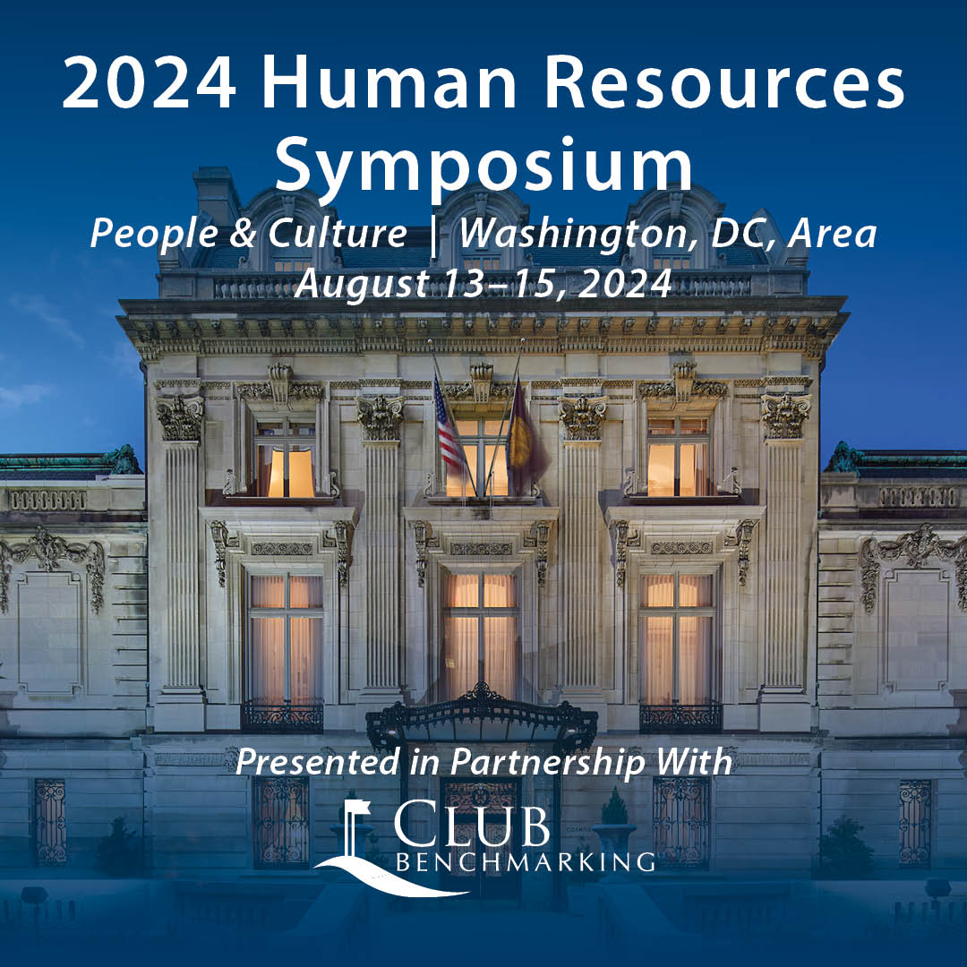 Unlock the full potential of HR at the 2024 Human Resources Symposium! Join us in the Nation's Capital on August 13-15 for exclusive education, peer networking, and club visits. Presented in Partnership with Club Benchmarking. cmaa.org/learn/meetings…