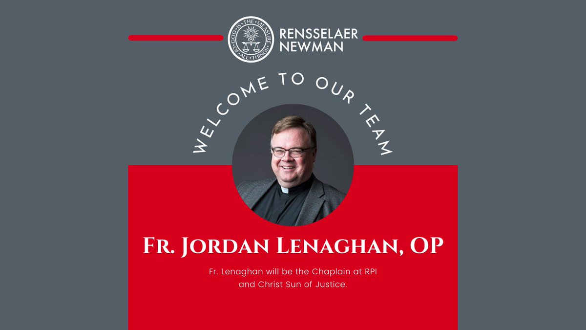 RPI_CCC's tweet image. We are glad to have you join us, Fr. Jordan 🙏