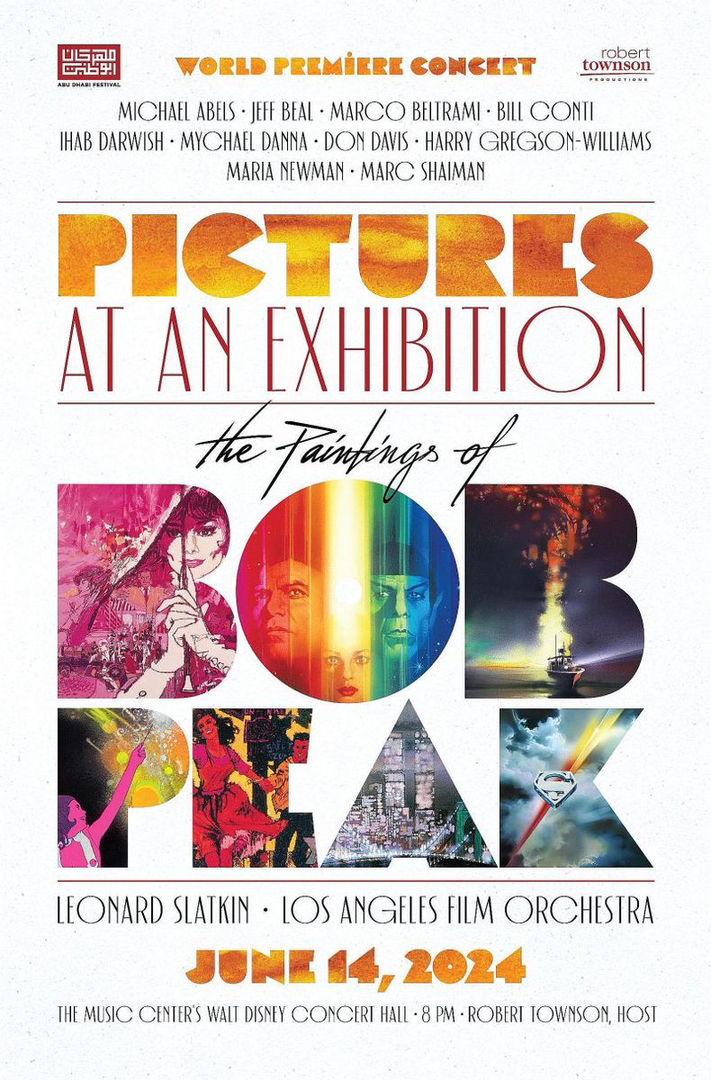 Subito Music (@subitomusic) on Twitter photo Coming soon: #LosAngelesFilmOrch premieres <a href="/michaelabels/">Michael Abels</a> UNBOUND as part of “Pictures at an Exhibition: The Paintings of Bob Peak,” led by <a href="/LeonardSlatkin/">Leonard Slatkin</a>. <a href="/RobertTownsonP1/">Robert Townson Productions</a> hosts at #WaltDisneyConcertHall. June 14th: rebrand.ly/6dksqof Coming soon: #LosAngelesFilmOrch premieres <a href="/michaelabels/">Michael Abels</a> UNBOUND as part of “Pictures at an Exhibition: The Paintings of Bob Peak,” led by <a href="/LeonardSlatkin/">Leonard Slatkin</a>. <a href="/RobertTownsonP1/">Robert Townson Productions</a> hosts at #WaltDisneyConcertHall. June 14th: rebrand.ly/6dksqof