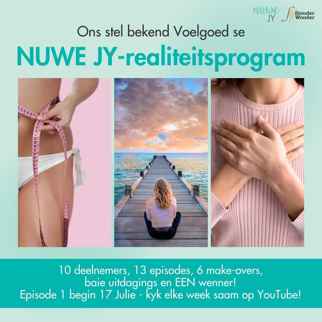 annamariedup's tweet photo. So begin my reis na die Nuwe Ek. Ek is van die 10 finaliste wat deelneem.

Volg my reis else Woendag aand vanaf 17 Julie op Voelgoed TV.

https://t.co/C9sg3glsEE https://t.co/cUzgrHrMXf