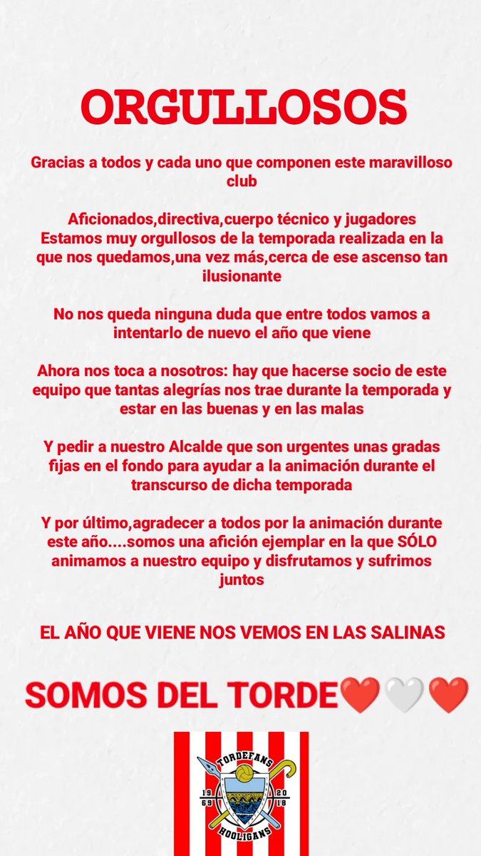 TordefansH's tweet photo. ORGULLOSOS❤️🤍❤️
@AtcoTordesillas https://t.co/XsAcw9W93Q