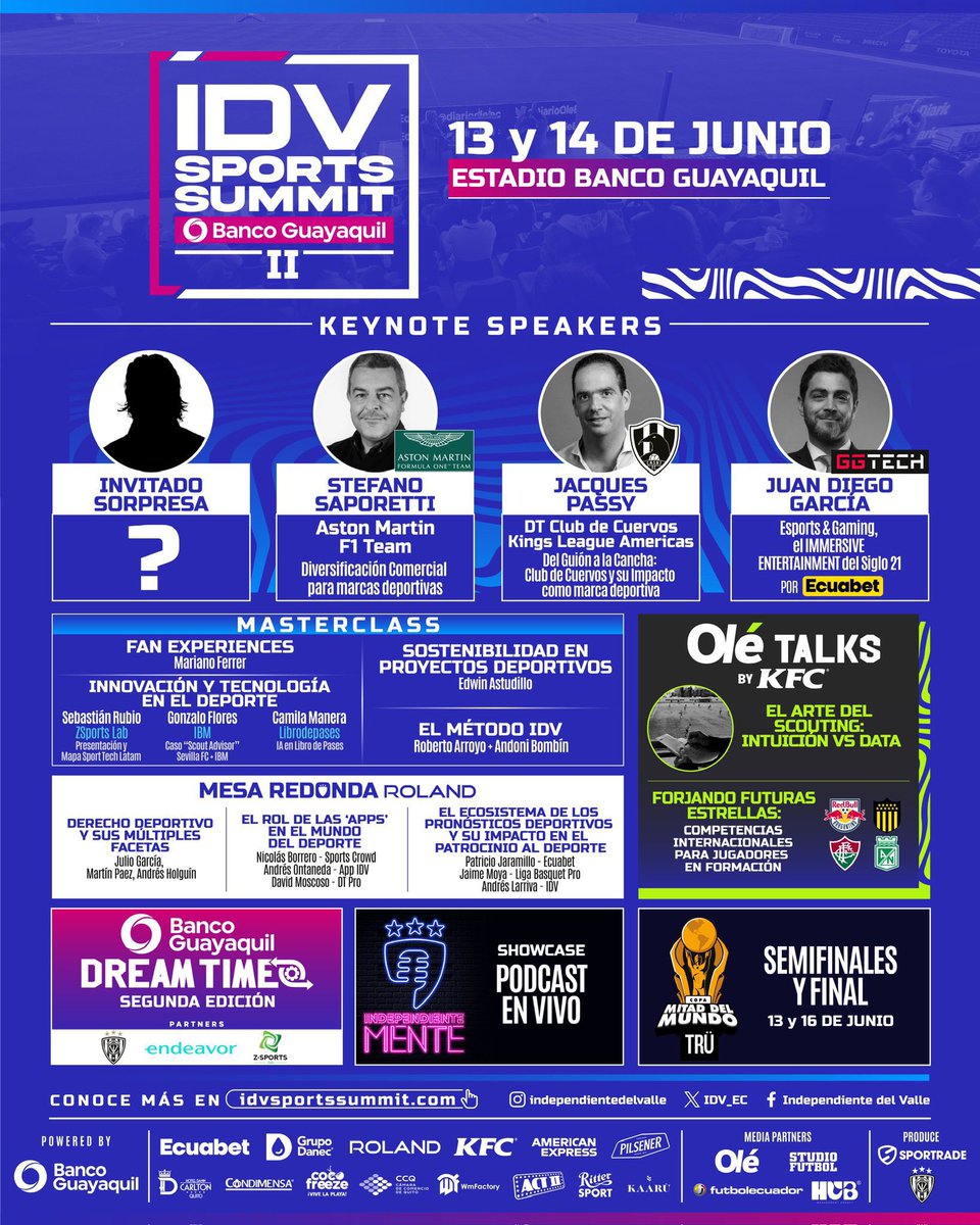 MayBayas's tweet photo. 🚨 REGALO UNA ENTRADA 🎟️ para el #IDVSportsSummit @BancoGuayaquil 

➡️ Lo único que debes hacer es darle RT a este post. 

📌El ganador lo anunciaré el día miércoles en la mañana. 😃

Recuerda que puedes adquirir tus entradas para el #IDVSportsSummit con descuento del 15% con tarjetas 💳 @BancoGuayaquil en este link https://t.co/Z6TQ7ZqUFO