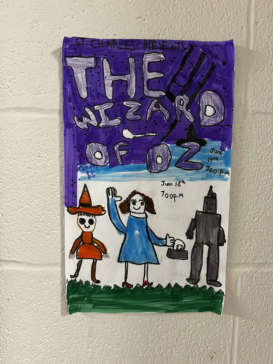 Don’t forget! Tickets to St. Charles production of “The Wizard of Oz” are available for purchase on school-day.com! ⭐️👠