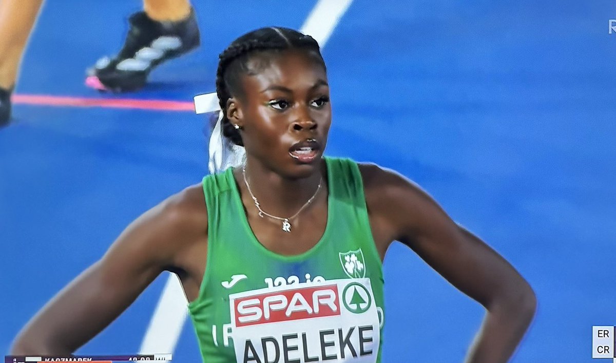 obrienmark's tweet photo. Congrats @rhasidatadeleke European Silver medal 400m. Her fastest time. What an athlete and what a career she has ahead of her. Bring on the summer @irishathletics https://t.co/eHRKoDtf4x