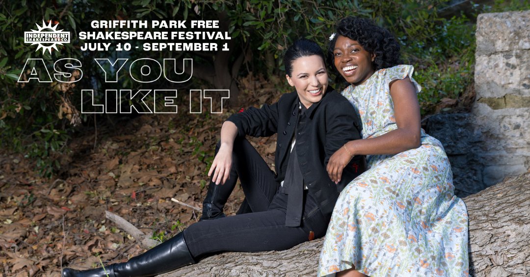 Fall in love this summer with As You Like It! Enjoy a screwball romantic comedy, with songs inspired by 1930’s crooner, Al Bowlly. Irrepressible cousins, Rosalind and Celia, fall afoul of the Duke, and make their escape into the Forest of Arden. 

July 10 - September 1